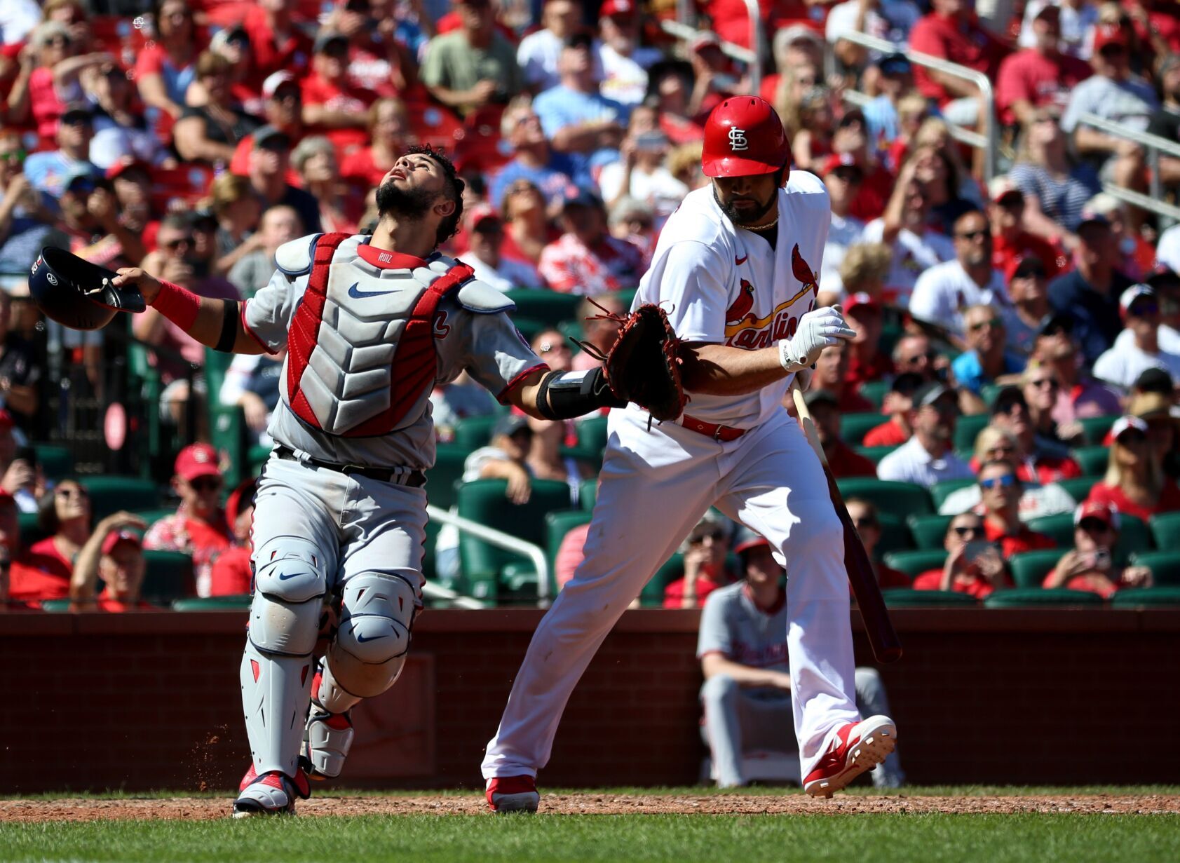 Waino and Yadi make history but Nationals beat Cardinals 11-6